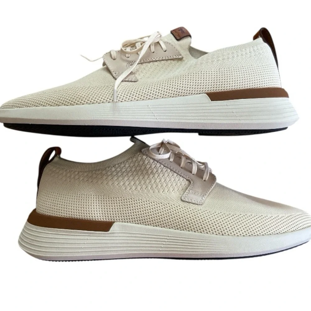 New Wolf & Shepherd Swiftknit Derby Cream Brown  Sneakers Women’s 9 - Picture 6 of 9